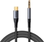 Attēls no Kabel USB Joyroom USB-C - mini Jack 3.5 mm 1.2 m Czarny (6956116773786)