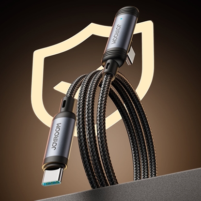 Picture of Kabel USB Joyroom USB-C - USB-C 1.2 m Czarny (6956116764951)