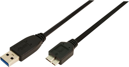 Attēls no Kabel USB LogiLink USB-A - micro-B 2 m Czarny (CU0027)