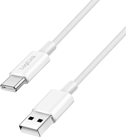 Picture of Kabel USB LogiLink USB-A - USB-C 0.5 m Biay (CU0320)