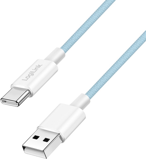 Picture of Kabel USB LogiLink USB-A - USB-C 0.5 m Niebieski (CU0329)