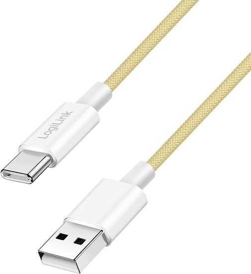 Picture of Kabel USB LogiLink USB-A - USB-C 0.5 m óty (CU0332)