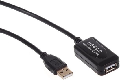 Изображение Kabel USB Maclean USB-A - USB-A 10 m Czarny (MCTV-757)