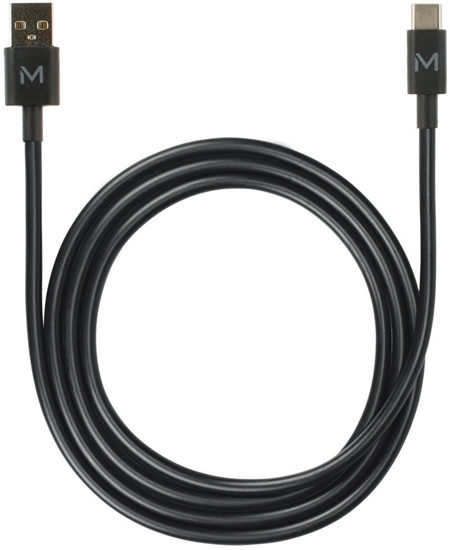 Picture of Kabel USB Mobilis USB-A - USB-C 1 m Czarny (020013)