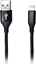 Изображение Kabel USB Msonic USB-A - Lightning 1 m Czarny (MLU623)