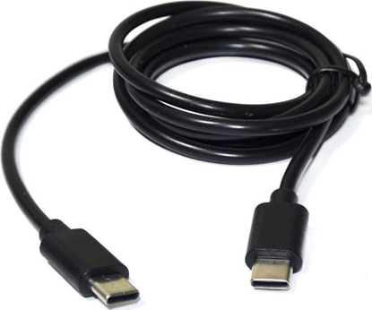 Attēls no Kabel USB Msonic USB-B - USB-C 1 m Czarny (MLU560)