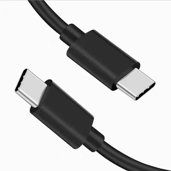 Picture of Kabel USB OEM USB-C - USB-C 1 m Czarny (AKS_HD23 black)