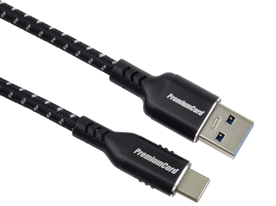 Picture of Kabel USB PremiumCord USB-A - USB-C 3 m Biao-czarny (ku31cx3)