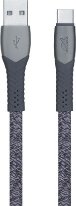Picture of Kabel USB RivaCase USB-A - USB-C 1.2 m Szary (PS 6102 GR12)