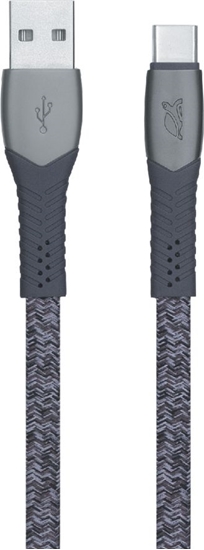 Picture of Kabel USB RivaCase USB-A - USB-C 1.2 m Szary (PS 6102 GR12)