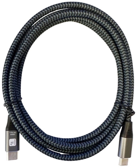 Изображение Kabel USB Techly USB-C - USB-C 2 m Czarny (TLY_622403)