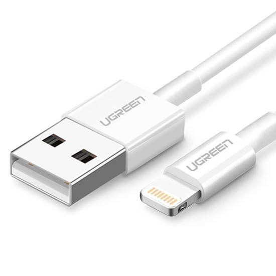 Picture of Kabel USB Ugreen USB-A - Lightning 2 m Biay (20730)