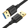Изображение Kabel USB Ugreen USB-A - USB-A 2 m Czarny (10371)