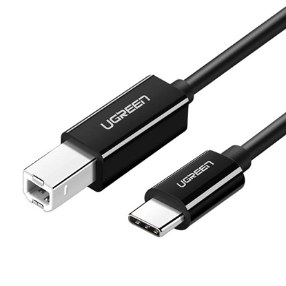 Picture of Kabel USB Ugreen USB-B - USB-C 1 m Czarny (80811)