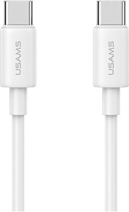 Изображение Kabel USB Usams USB-C - USB-C 1 m Biay (6958444909998)