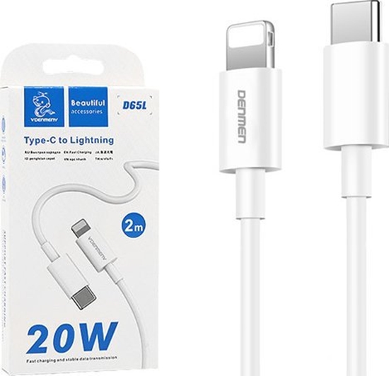 Изображение Kabel USB Vega USB-C - Lightning 2 m Biay (6973224877526)