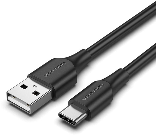 Изображение Kabel USB Vention USB-A - USB-C 3 m Czarny (S9908511)