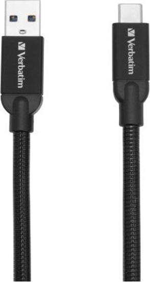 Изображение Kabel USB Verbatim USB-A - USB-C 1 m Czarny (48871)