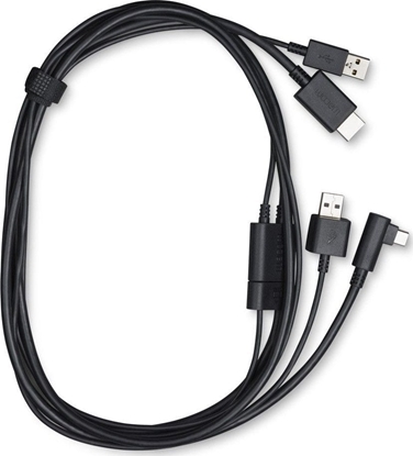 Picture of Kabel USB Wacom USB-A + USB-C - USB-A + HDMI Czarny (ACK44506Z)