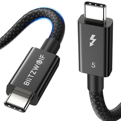 Picture of Kabel USB Blitzwolf USB-C - USB-C 1.5 m Czarny (BLZ685)
