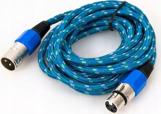 Picture of Kabel XLR - XLR 3m niebieski (KPO2754-3)