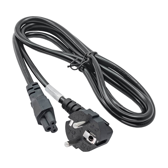 Изображение Kabel zasilajcy Akyga do notebooka 1.5m koniczynka (AK-NB-01C)