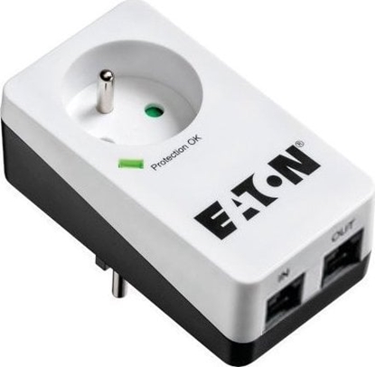 Picture of Kabel zasilajcy Eaton Eaton PB1TF ochrona przeciwprzepiciowa Czarny, Biay 1 x gniazdo sieciowe 220 - 250 V