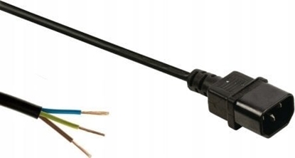 Picture of Kabel zasilajcy InLine INLINE Netz Adapterkabel IEC-60320 C14 zu C19 3x 1,5mm2 max. 10A schwarz 3m