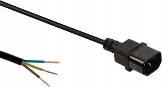 Picture of Kabel zasilajcy InLine INLINE Netz Adapterkabel IEC-60320 C14 zu C19 3x 1,5mm2 max. 10A schwarz 3m