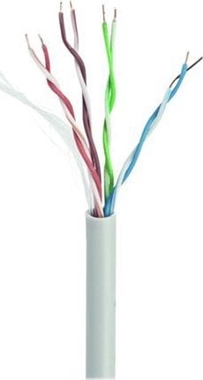 Изображение Gembird Kabel sieciowy UTP Gembird UPC-5004E-SOL-R kat. 5e drut 305m (czerwony)