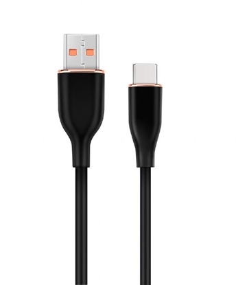 Picture of Kabelis Gembird Premium silicon USB-A Male - USB Type-C Male 1.5m Black