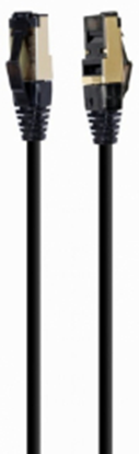 Picture of Kabelis Gembird S/FTP Cat. 8 LSZH Patch Cord Black 2 m