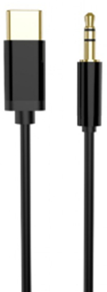 Picture of Kabelis Gembird USB type-C Male - 3.5 mm Female 1.5m Black