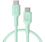 Изображение Kabelis Green Cell PowerFlex Fast Charging USB Type-C Male - USB Type-C Male 100W Mint Green 2m