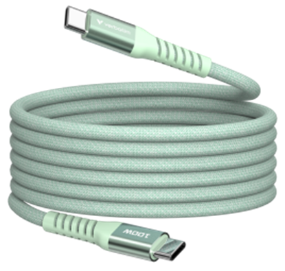Picture of Kabelis Verbatim Sync & Charge Magnetic Type-C  100W 120cm Green