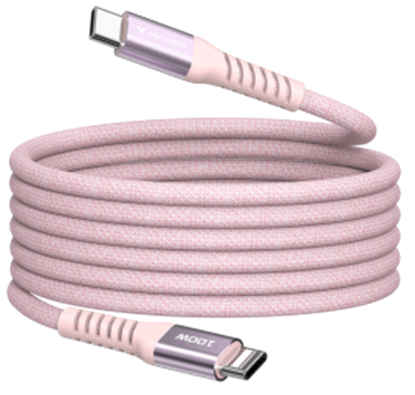 Picture of Kabelis Verbatim Sync & Charge Magnetic Type-C  100W 120cm Pink
