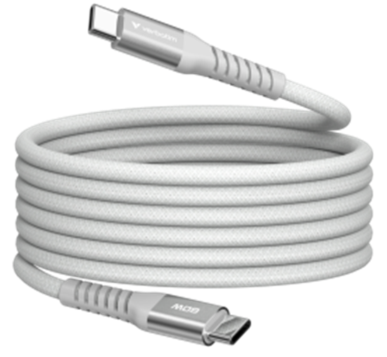 Picture of Kabelis Verbatim Sync & Charge Magnetic Type-C  60W 120cm Grey