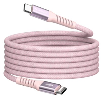 Picture of Kabelis Verbatim Sync & Charge Magnetic Type-C  60W 120cm Pink