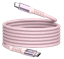 Изображение Kabelis Verbatim Sync & Charge Magnetic Type-C  60W 120cm Pink
