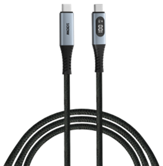 Picture of Kabelis Verbatim Sync&Charge Cable with Power Display 100W 120cm