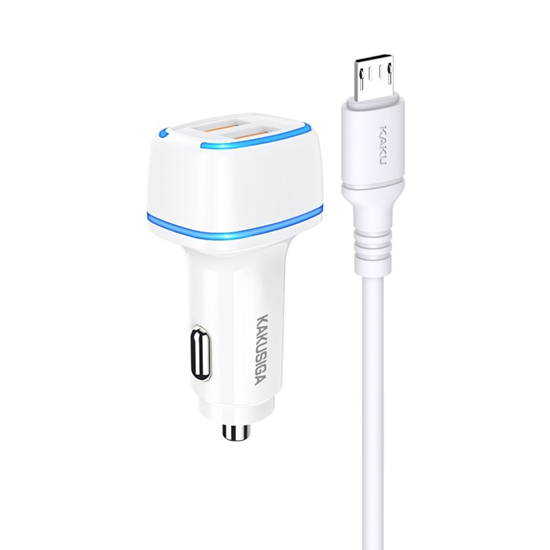 Picture of KAKU Car Charger KSC-528 Shengyu - 2xUSB - 2,8A wi