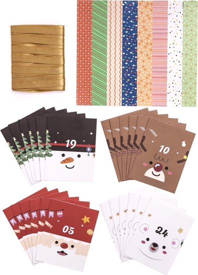 Picture of Kalendarz adwentowy DP Craft DIY pudeeczka 24szt.