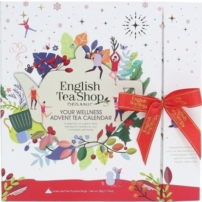 Picture of Kalendarz adwentowy English Tea Shop ze wstk White Book 25 piramidek
