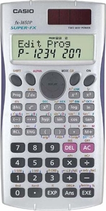 Изображение Kalkulator Casio Casio Kalkulator FX 3650 P, biaa, programowanie funkcji, dwuwierszowy 12 i 10 znaków