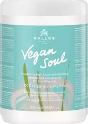 Attēls no Kallos Kallos Cosmetics Vegan Soul Volumizing Maska do wosów 1000ml
