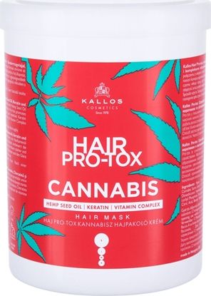 Изображение Kallos kallos maska do wosów pro tox cannabis 1l regenerujca