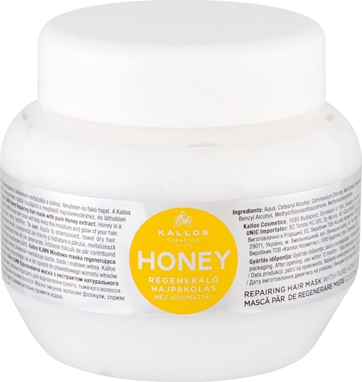 Изображение Kallos Regeneruojanti plauk kauk Kallos Cosmetics Honey 275 ml