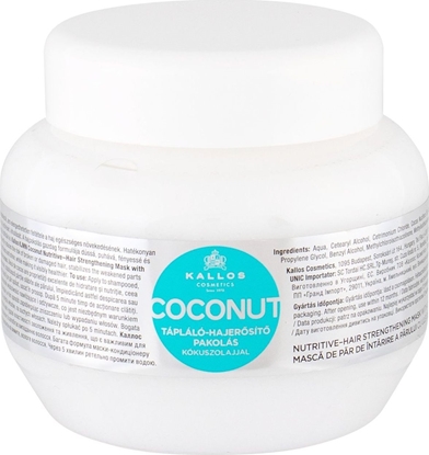 Изображение Kallos Stiprinamoji plauk kauk Kallos Cosmetics su kokos aliejumi 275 ml
