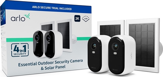 Picture of Kamera IP Arlo ARLO ESSENTIAL 2 2K Outdoor Camera 2pack W/2 Solar Panel BNDL