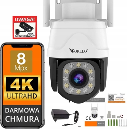 Picture of Kamera IP ORLLO Z17 Pro 4K AI 8MP SIM LTE 5xZOOM obrotowa zewntrzna